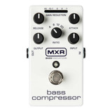 Pedal De Efecto Mxr Bass Compressor M87  Blanco