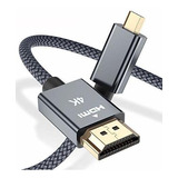 Cable Micro Hdmi De 10 Pies, 4 K 60 Hz, Cable Micro Hdm...