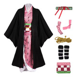 Vestidos De Cosplay De Kamado Nezuko Para Chicas Para Mujere