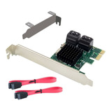 Placa Expansion Pcie 4 Discos Sata Iii  Simultáneo Pro