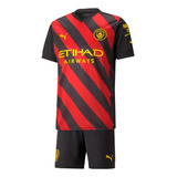 Kit Manchester City Puma Suplente 2023 - Infantil