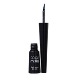 Delineador Líquido Profissional 3 Ml Maquiagem Delineador Cor Azul-escuro Efeito Metálico