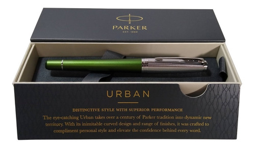 Lapicera Roller Parker Urban Premium Green