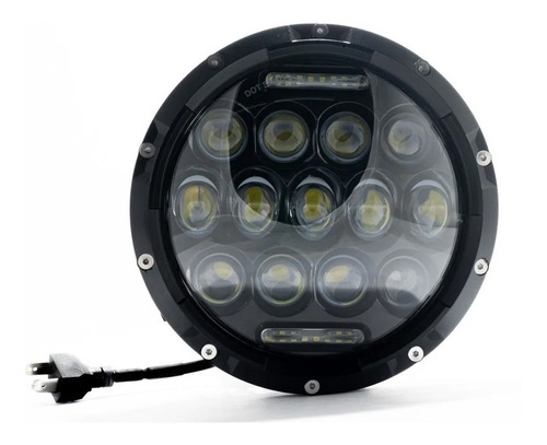 Faro Led Óptica 7 Pulgadas Cafe Racer Moto Camioneta Auto