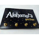 Porta Chaves Decorativo Alohomora Harry Potter Quadrinho 