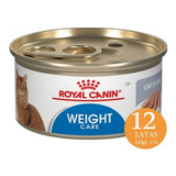 12 X Lata Royal Canin Gato Ultra Light 145gr. Np