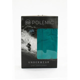 Polemic Pack Boxer Microfibra Polemic Gris / Turquesa