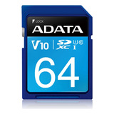 Tarjeta De Memoria Adata Asdx64guicl10-r  Premier 64gb