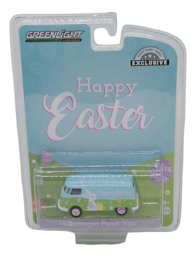 Greenlight Happy Easter Volkswagen Panel Van Hobby Exclusive Color Azul