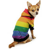 Roupa Pet Moletom Porte Pequeno Cachorro Liberdade Lgbt