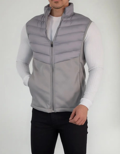Chaleco John Leopard Essential Vest Puffer Invierno