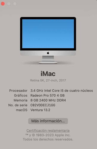 iMac Retina 5k, 27 - Inch, 2017