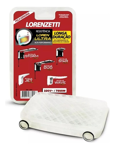 Kit 10 Resistência Acqua Duo Storm Star 3065b Lorenzetti