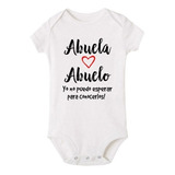 Bodys  Para Bebe Mameluco Abuelos Personalizado 