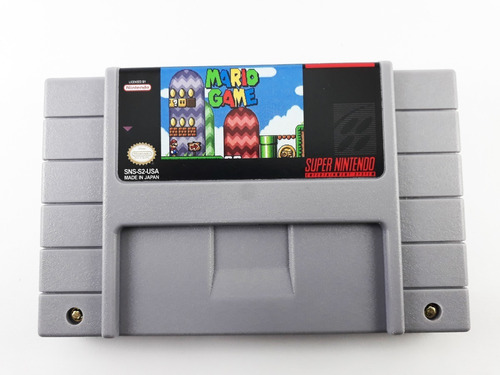 Cartucho Super Nintendo Mario Game!!