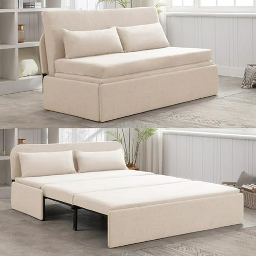 Sofá Cama Reclinable Queen Size Compatible Con Espacios Pequ