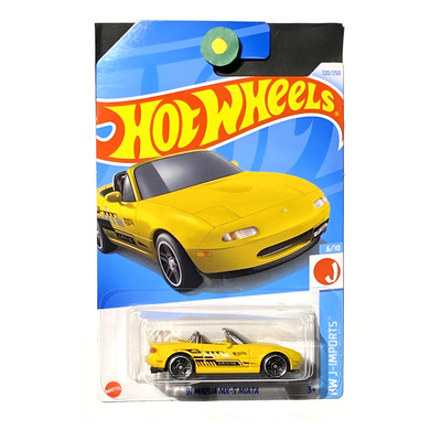 Hot Wheels 91 Mazda Mx-5 Miata Hw J-imports Amarillo