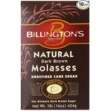 Natural Dark Brown Melaza De Azúcar De Billington, 1 Lb (pac
