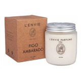 Lenvie Vela Pote Figo Ambarado Linha Urban 170g Cor Bege