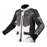 Chamarra De Moto Ls2 Norway Azul Negro Gris Amarillo