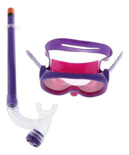 Breathing Goggles With Diving Tube For Purple