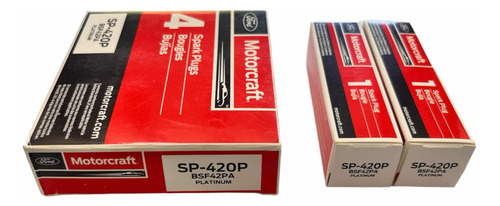 Bujas F14 Motorcraft Platinum Ford 300 Bronco F100 F150 Foto 5