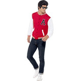 Smiffys Mens 50s College Jock Letterman Jacket