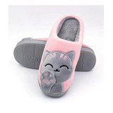 Pantuflas Gatos Alta Calidad Suela Cosida Antidelizantes