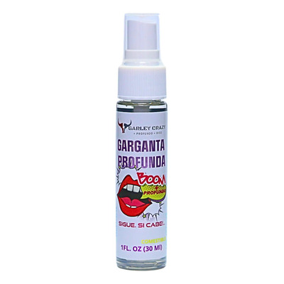 Garley Crazy Garganta Profunda Frambuesa 30ml Lubricante Íntimo Desensibilizador Frambuesa | Meses sin interés