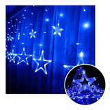 Extensión Luces Led Estrella X3m Luz Navidad Azul 2093