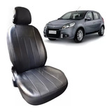 Funda Asiento Cuerina Acolchada Renault Sandero 12/14 Enter.