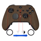 Carcasa Y Anillos Para Control Xbox One Elite Grando Madera