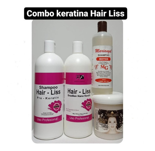 Keratina Hair Liss + Sh + Trata - mL a $26