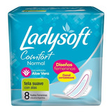 Toallas Femeninas Ladysoft Comfort Tela Suave 8 U