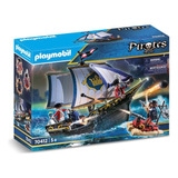 Playmobil Piratas Barco Carabela Con Soldados Batalla #70412