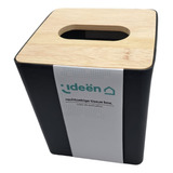 Caja Para Pañuelos Desechables Plástico Tapa De Madera