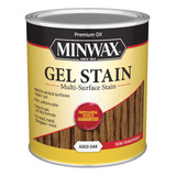 Minwax Gel Stain  - Tintura En Gel, Cuarto De Galón, Roble.