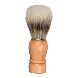 Brocha Afeitar Madera Barbero Cerdas Sinteticas Naturales X1