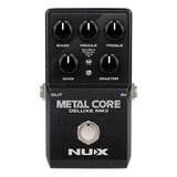 Pedal De Efectos Nux Metal Core Deluxe Mkii Para Guitarra