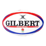 Pelota De Rugby  N 5  Gilbert  Réplica Uar  Argentina  De Cuero Artificial  Color Inglaterra