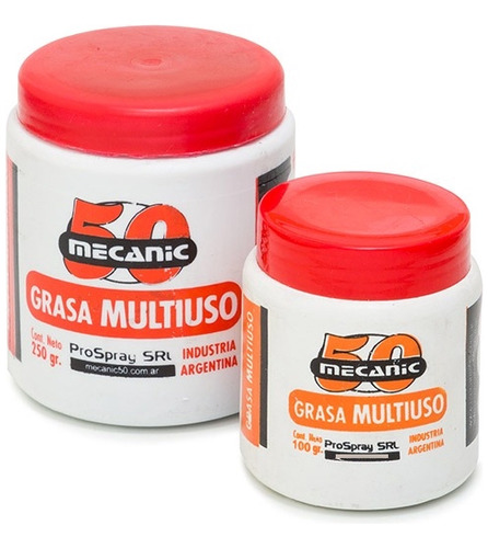 Grasa Multiuso Pote 250g Universal Engrase Mecanic