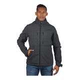 Chaqueta Northland Haakon Para Hombre Gris Diseño Sutil Cuadriculado 02-048231 