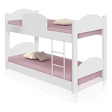 Beliche Mini Cama Branco Clássico Com 2 Colchões