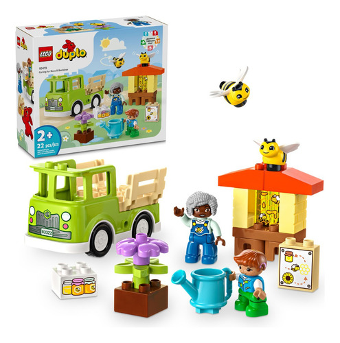 Set Lego Duplo Town 10419 Cuidado De Abejas Y Colmenas 22 Pz