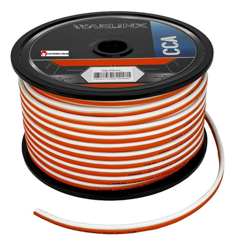 Rollo Con 75 Mts De Cable Para Bocina Calibre 14 War Audio