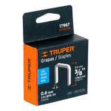 Grapa Truper 3/8 Pulgadas # Et-50-3/8  Caja 1.000 Pzas