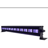 Luz Led Uv Negra Para Fiestas Fluor Ultravioleta Barra 18x3w