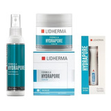 Kit Hydrapore Crema + Loción + Contorno De Ojos Lidherma 