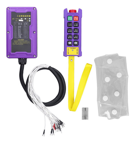 Kit De Control Remoto Industrial Grúa Inalámbrica 300m Ip67