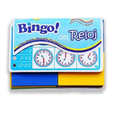 Bingo Del Reloj 24 Tableros Juegos Mesa Niños Aprendizaje 